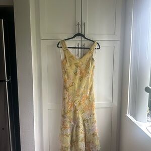 Yellow Sleeveless Sundress